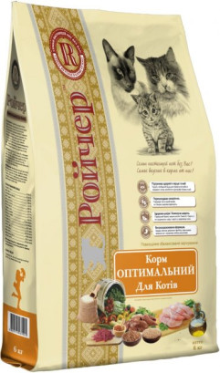 Сухий корм для котів Ройчер Оптимальний із підвищеною активністю 6 кг