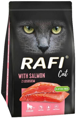 Сухий корм для стерилізованих котів Rafi Сat з лососем 1.5 кг