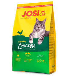 Сухий корм Josera JosiCat Adult Crunchy Chicken для дорослих кішок, з ніжним м'ясом свійської птиці 650 г