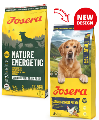 Josera Едалт з куркою та бататом (Nature Energetic) для середніх і великих порід 12.5 кг