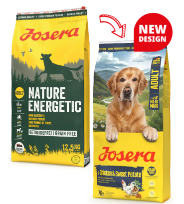 Josera Едалт з куркою та бататом (Nature Energetic) для середніх і великих порід 12.5 кг