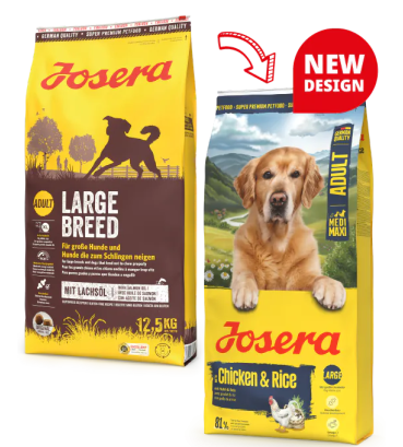 JOSERA Едалт з куркою та рисом (Large Breed) для середніх та великих порід  12.5 кг