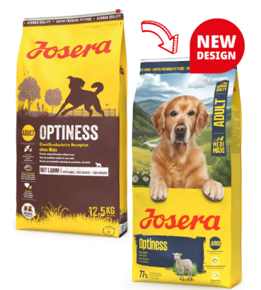 JOSERA Оптінес Едалт для середніх та великих порід зі зменшеною кількістю протеїну 12.5 кг