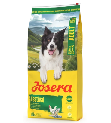 Josera Фестівал Едалт для всіх порід для вибагливих собак 12.5 кг