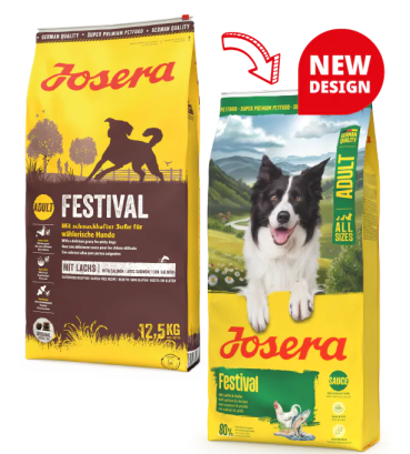 Josera Фестівал Едалт для всіх порід для вибавливих собак 900 г