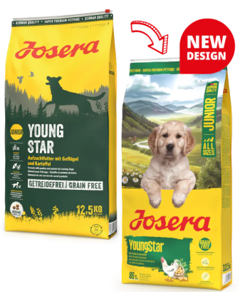 Josera Янг Стар Юніор беззерновий корм з м'ясом птиці для всіх порід 3 кг