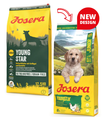 Josera Янг Стар Юніор беззерновий корм з м'ясом птиці для всіх порід 3 кг
