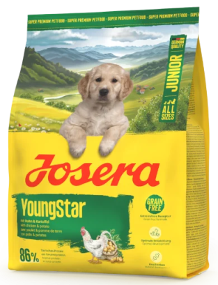 Josera Янг Стар Юніор беззерновий корм з м'ясом птиці для всіх порід 900 г