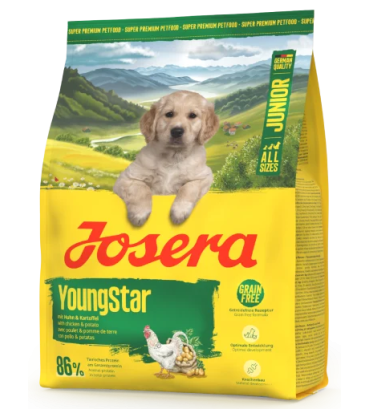Josera Янг Стар Юніор беззерновий корм з м'ясом птиці для всіх порід 900 г