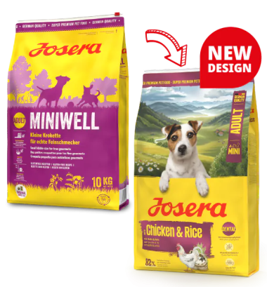 JoseraМіні Едалт з куркою та рисом (Miniwell) для малих порід 900 г