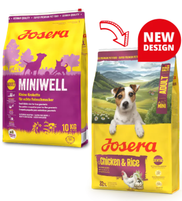 JoseraМіні Едалт з куркою та рисом (Miniwell) для малих порід 900 г