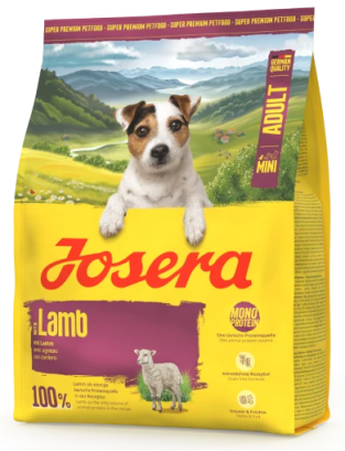 Josera Міні Едалт з ягнятиною (MiniDeluxe) беззерновий корм для малих порід 900 г