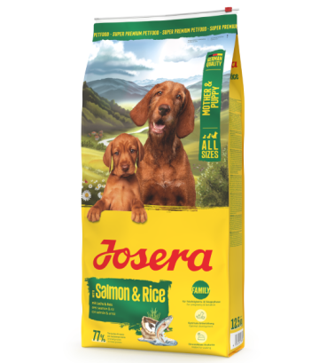JOSERA Мазер енд Паппі (Family Plus)з лососем та рисом для всіх порід 12.5 кг