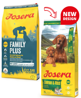 JOSERA Мазер енд Паппі (Family Plus)з лососем та рисом для всіх порід 12.5 кг