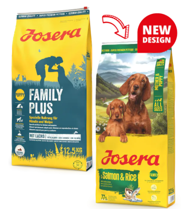 JOSERA Мазер енд Паппі (Family Plus)з лососем та рисом для всіх порід 12.5 кг