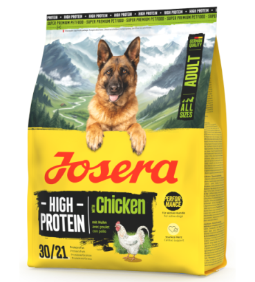 JOSERA Хай Протеїн Едалт (High Energy) з куркою для всіх порід 900 г