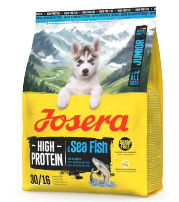 JOSERA Хай Протеїн Юніор з морською рибоюдля всіх порід 900 г