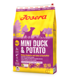 Сухий корм для дорослих собак JOSERA Mini Duck & Potato беззерновий з качкою і картоплею 10 кг