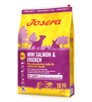 Сухий корм для дорослих собак JOSERA Mini Salmon & Chicken 10 кг