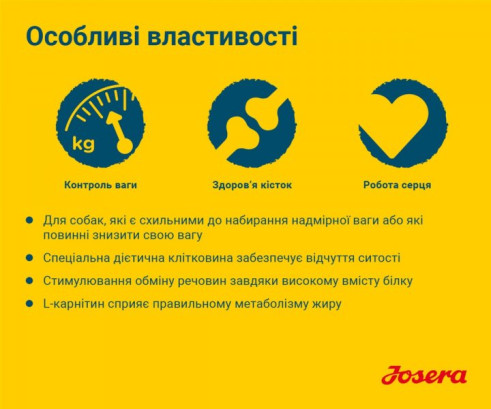 Josera Лайт енд Вітал Едалт для малоактивних собак 900 г