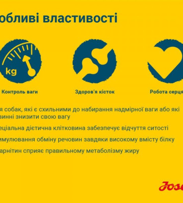 Josera Лайт енд Вітал Едалт для малоактивних собак 900 г