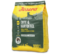 Сухий корм для дорослих собак JOSERA Ente & Kartoffel беззерновий з м'ясом качки 900 г