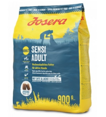Сухий корм для дорослих собак JOSERA SensiAdult з чутливим шлунком 900 г