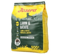 Сухий корм для дорослих собак JOSERA Lamm & Batate беззерновий з ягням 900 г