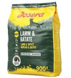 Сухий корм для дорослих собак JOSERA Lamm & Batate беззерновий з ягням 900 г