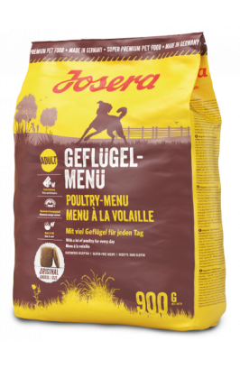 Сухий Корм JOSERA Geflügel-Menü з великим вмістом м‘яса домашньої птиці 900 г