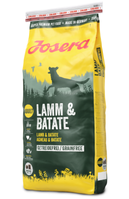 Сухий корм для дорослих собак JOSERA Lamm & Batate беззерновий з ягням 12,5кг
