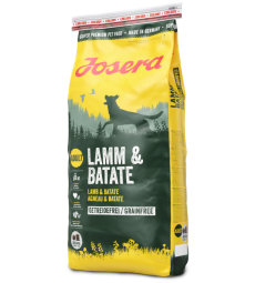 Сухий корм для дорослих собак JOSERA Lamm & Batate беззерновий з ягням 12,5кг