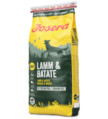 Сухий корм для дорослих собак JOSERA Lamm & Batate беззерновий з ягням 12,5кг