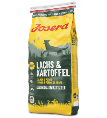 Сухий корм для дорослих собак JOSERA Lachs & Kartoffel беззерновий з лососем 15 кг