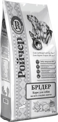 Професійний сухий корм для собак Ройчер Брідер для собак на всіх стадіях життя 15 кг