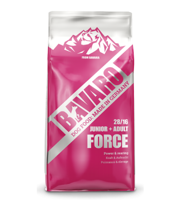 Сухий корм Bavaro Force 28/16 для дорослих робочих собак та юніорів 18 кг