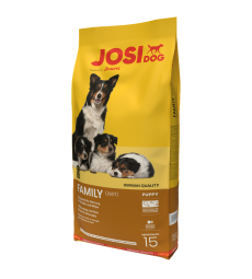Сухий корм JosiDog Family для цуценят і собак, що годують 15 кг