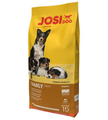 Сухий корм JosiDog Family для цуценят і собак, що годують 15 кг