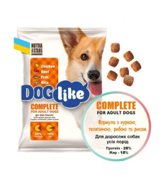 Сухий корм Nutra 5 stars, Dog like Complete для собак з куркою телятиною рибою та рисом 10 кг