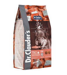 Сухий монопротеїновий корм з високим вмістом м'яса для собак Dr.Clauder's Wildlife Salmon з лососем 350 г