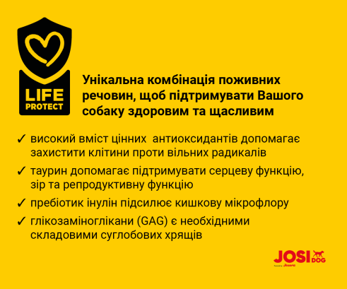 Сухий корм JosiDog Family для цуценят і собак, що годують 15 кг