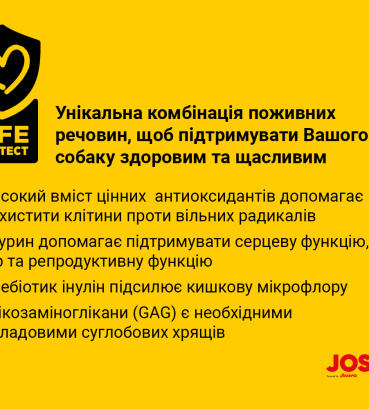 Сухий корм JosiDog Family для цуценят і собак, що годують 15 кг