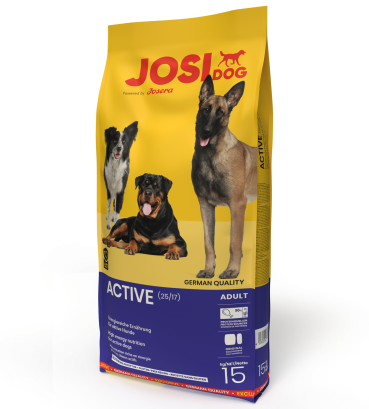 Сухий корм для дорослих собак JosiDog Active Adult з м'ясом домашньої птиці 15 кг