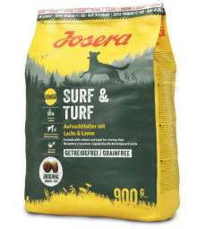 Сухий корм для цуценят Josera Surf & Turf Junior з ягнятиною та лососем 900 г