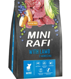 Сухий корм для собак малих порід Dolina Noteci RAFI mini з ягням 3 кг