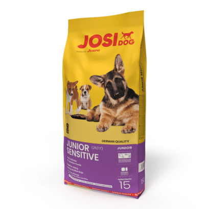 Сухий корм для цуценят JosiDog Junior Sensitive з м'ясом домашньої птиці 15 кг