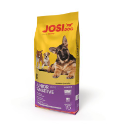 Сухий корм для цуценят JosiDog Junior Sensitive з м'ясом домашньої птиці 15 кг