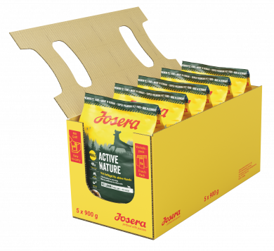 Сухий корм Josera Active Nature Adult з двома видами м'яса та травами 900 г х 5 = 4.5 кг