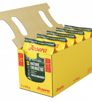 Сухий корм для активних собак Josera Nature Energetic Adult беззерновий з м'ясом птиці 900 г х 5 = 4.5 кг