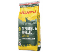Сухий безерновой корм для собак Josera Geflugel & Forelle з домашньою птицею і фореллю 15 кг